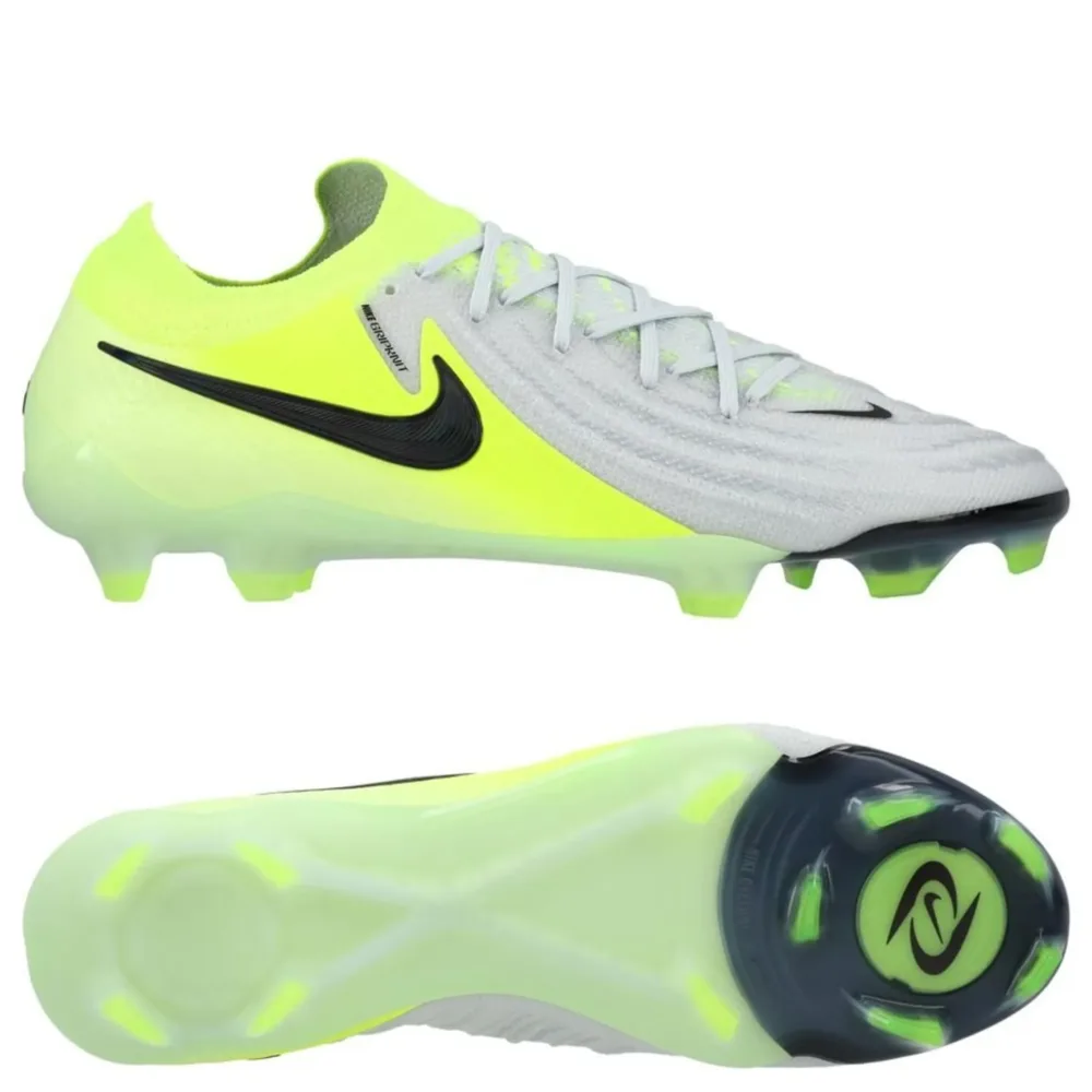 Nike Phantom GX II Elite FG Mad Voltage - Metallic Silver/Black/Volt