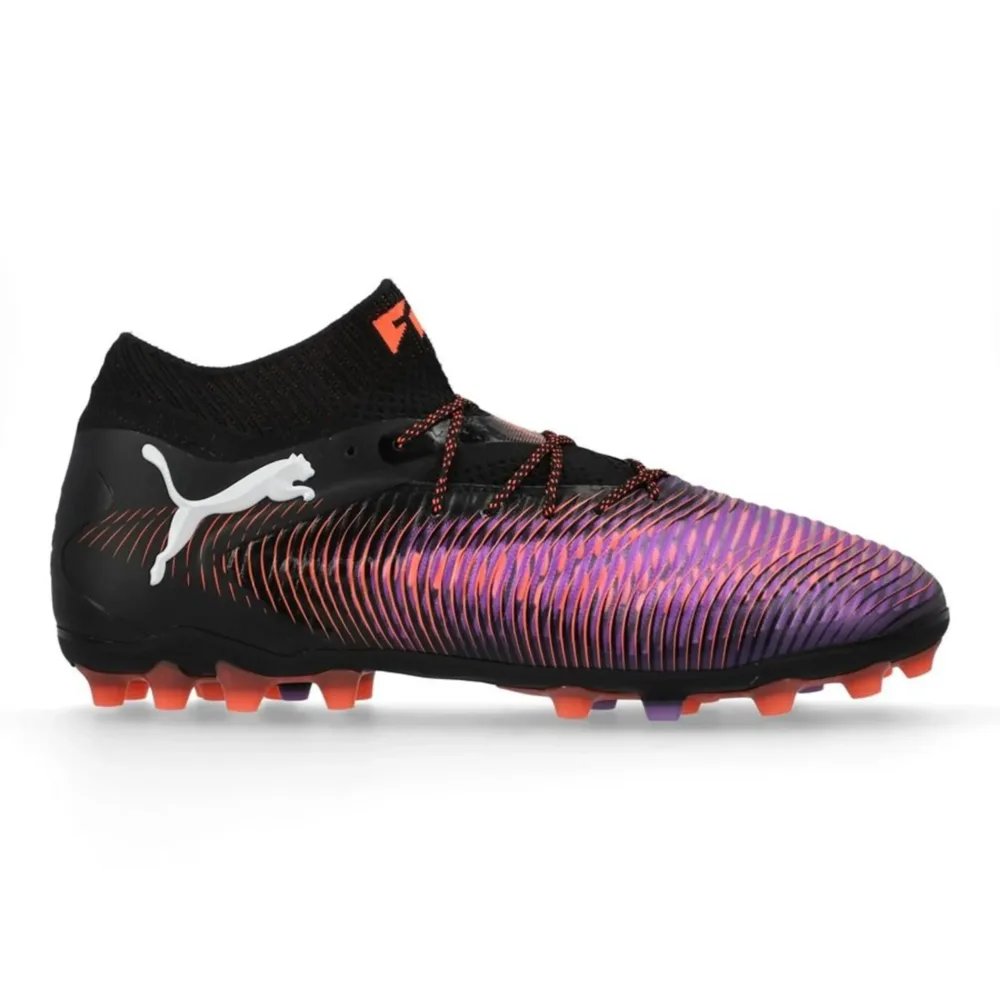 PUMA Future 8 Ultimate MG Unlimited - PUMA Black/PUMA White/Glowing Red - Image 2
