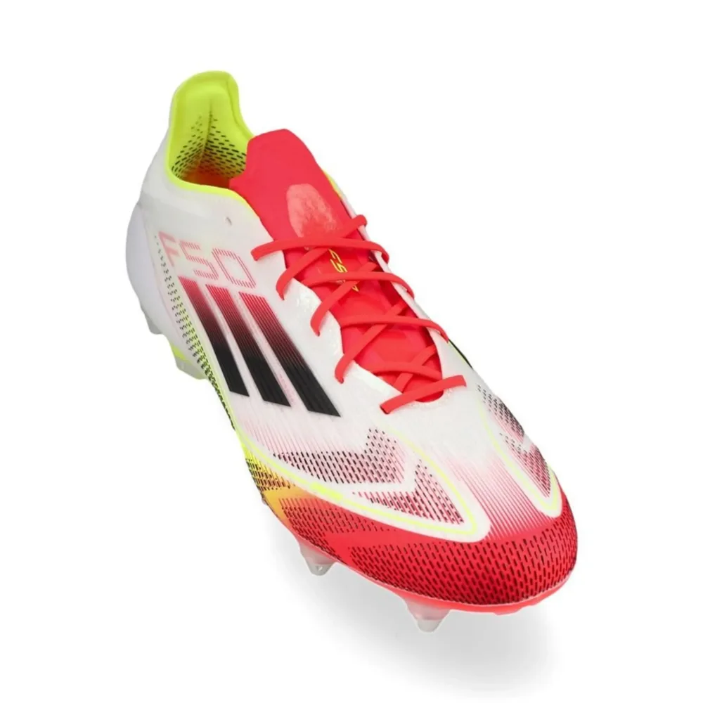 adidas F50 Elite SG Pure Victory - Footwear White/Core Black/Solar Yellow - Image 5