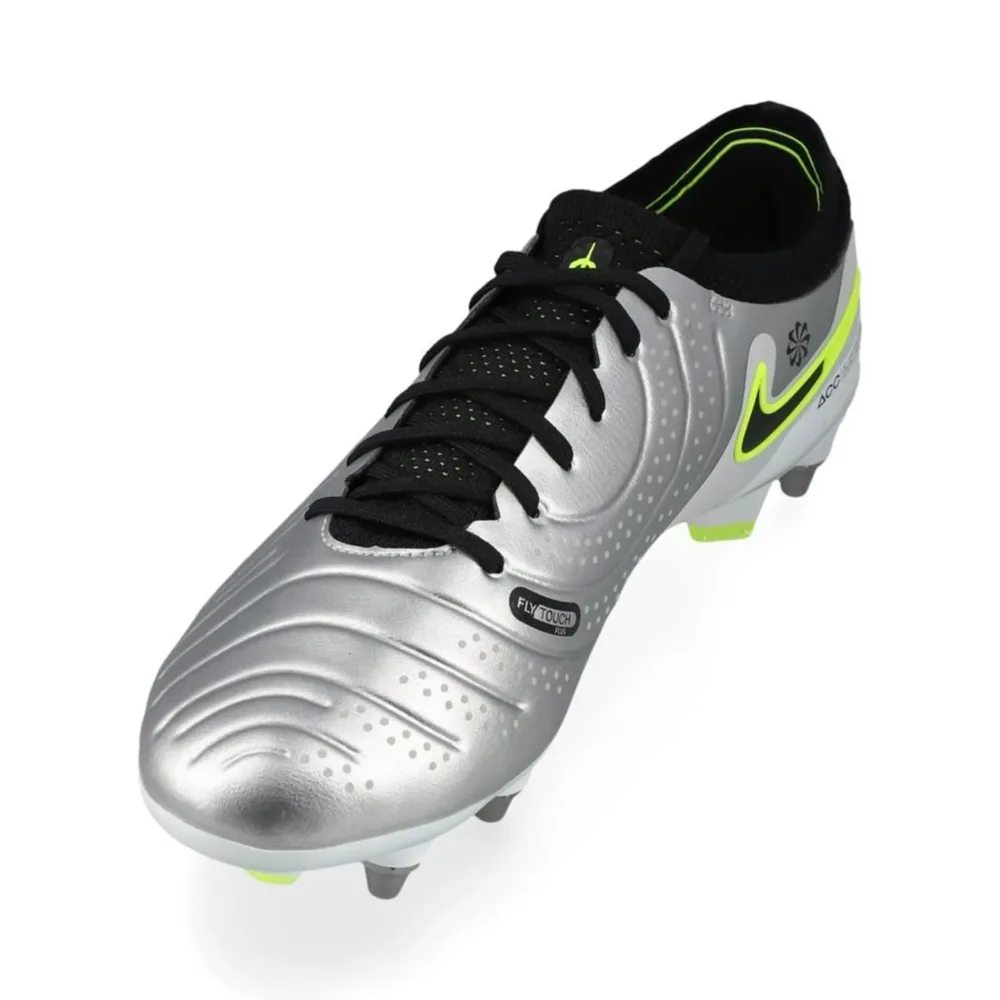 Nike Tiempo Legend 10 Elite SG-PRO PLAYER EDITION Mad Voltage - Metallic Silver/Black/Volt - Image 6