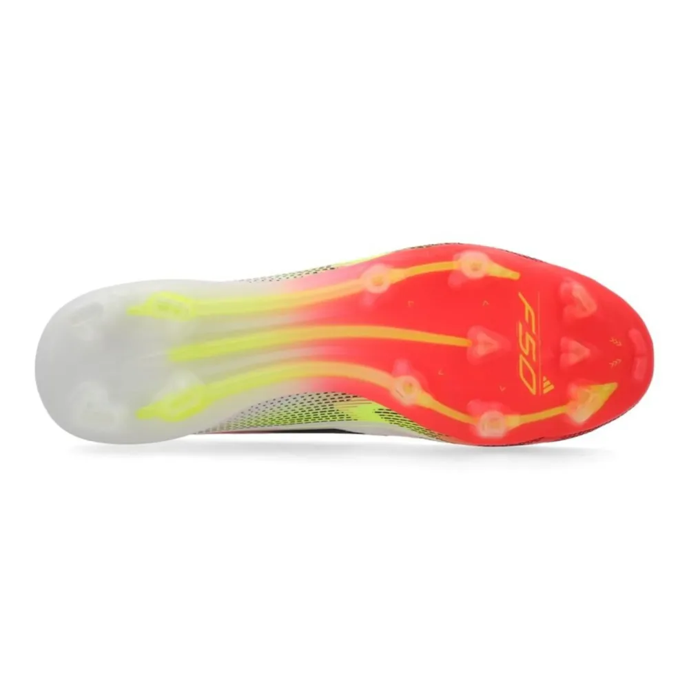 adidas F50 Elite FG Pure Victory - Footwear White/Core Black/Solar Yellow - Image 8