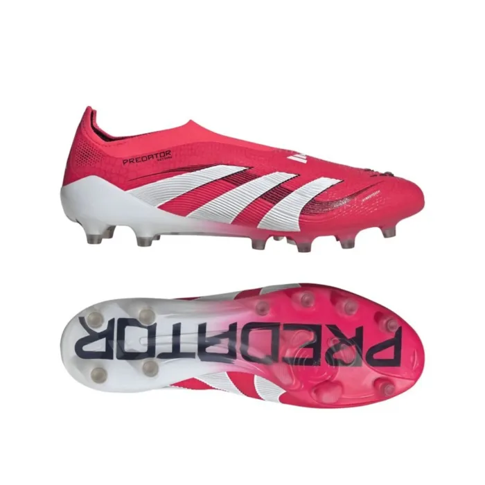 adidas Predator Elite Laceless AG Pure Victory - Lucid Red/Footwear White/Core Black