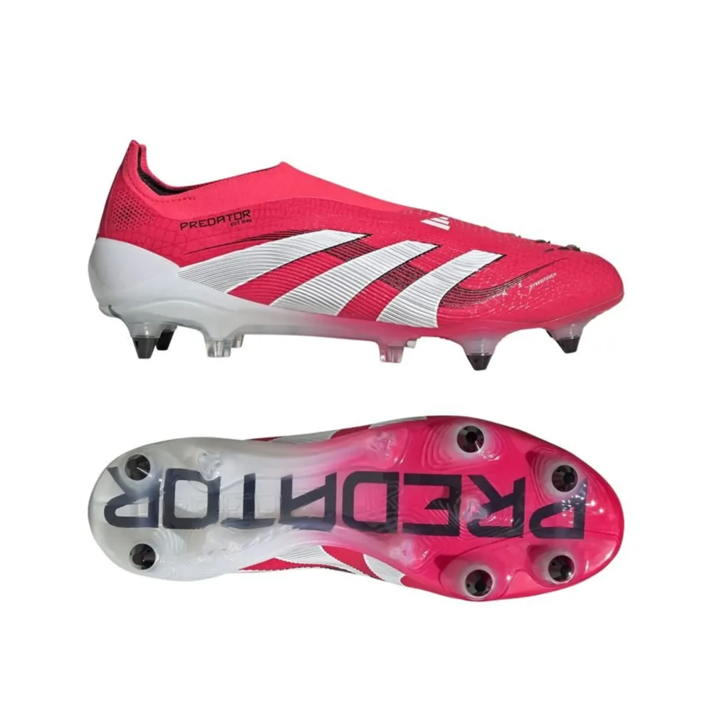 adidas Predator Elite Laceless SG Pure Victory - Lucid Red/Footwear White/Core Black