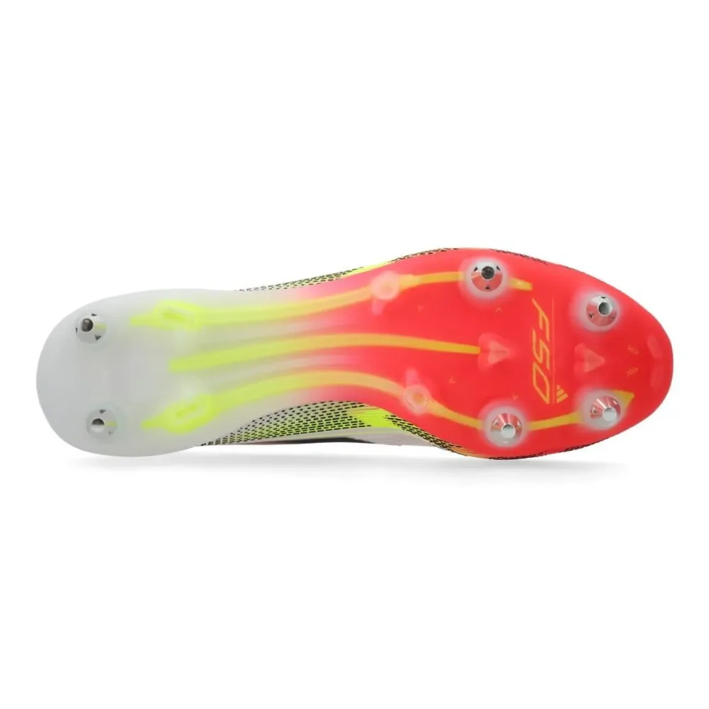 adidas F50 Elite SG Pure Victory - Footwear White/Core Black/Solar Yellow - Image 8