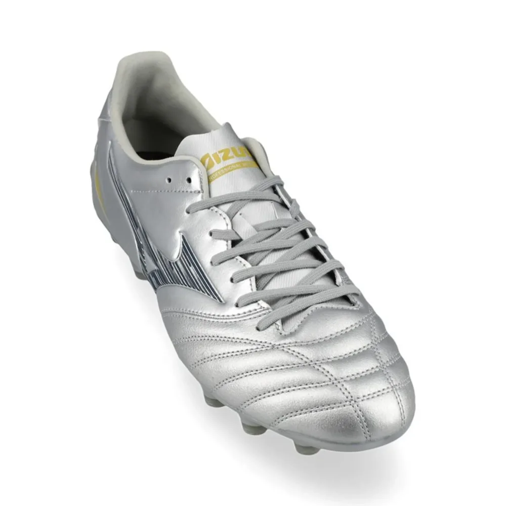 Mizuno Morelia Neo IV Pro FG/AG Platinum Silver - Galaxy Silver/Cool Gray - Image 5