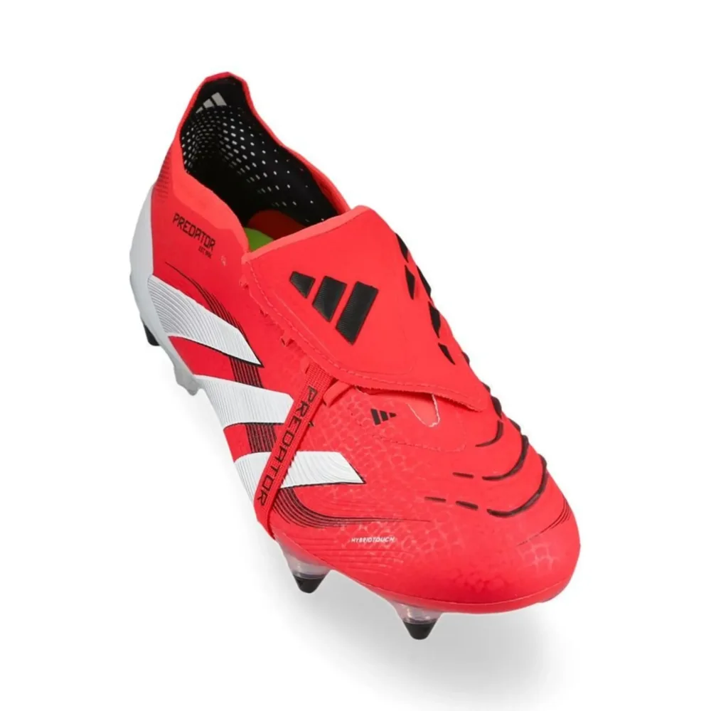 adidas Predator Elite Fold-over Tongue SG Pure Victory - Lucid Red/Footwear White/Core Black - Image 5