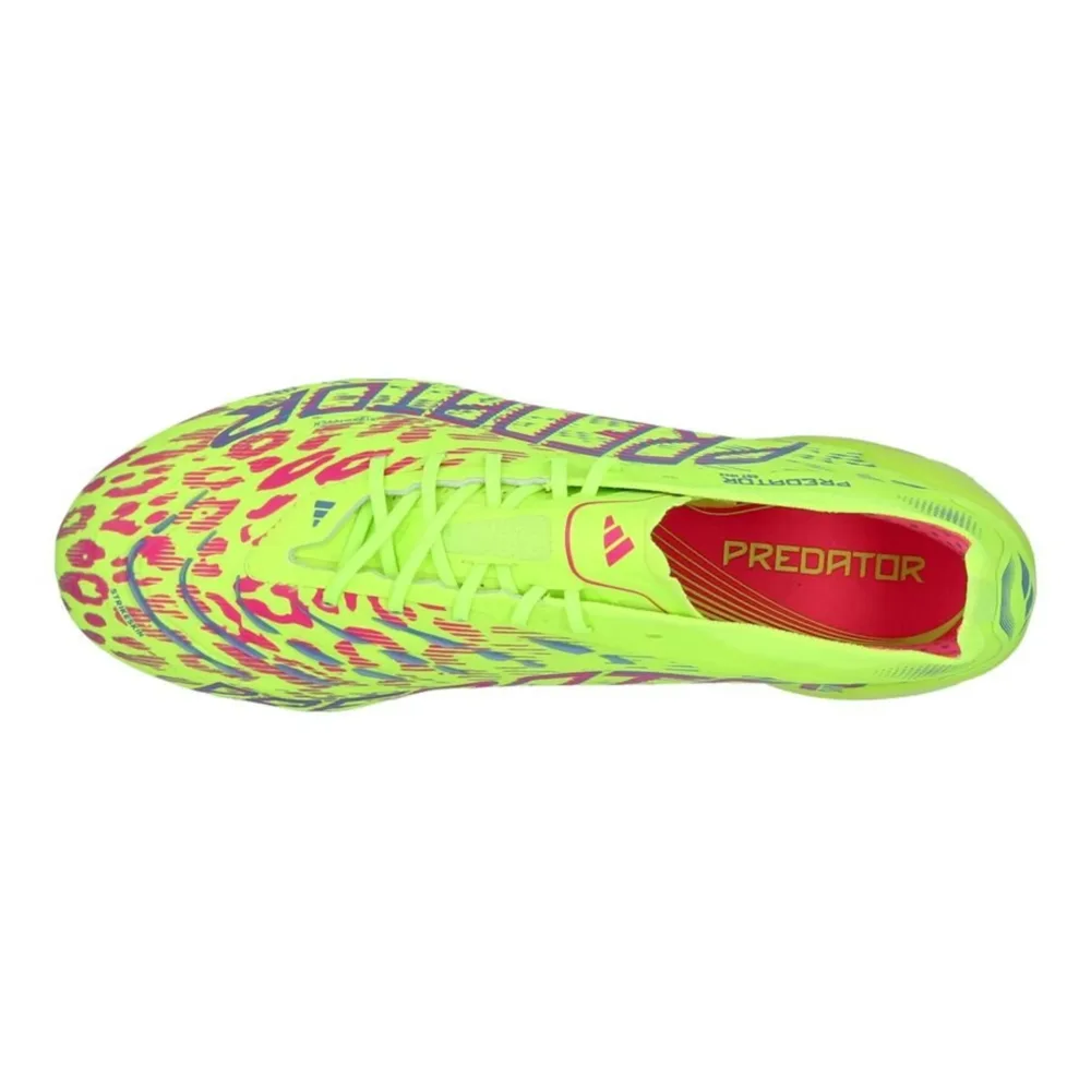 adidas Predator Elite FG Mystic Victory - Lucid Lemon/Lucid Pink/Blue Fusion - Image 7