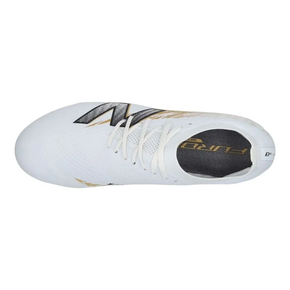 New Balance Furon V8 Elite FG 10 Year - White/Gold - Image 7