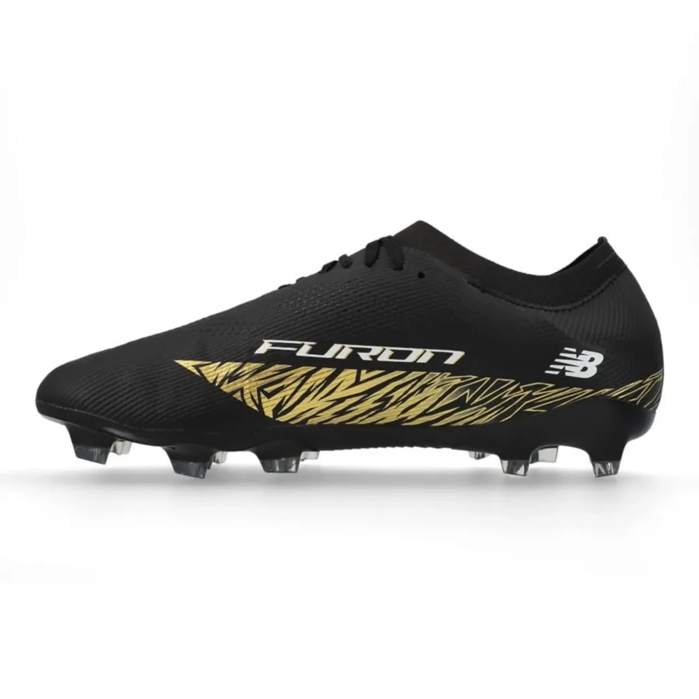 New Balance Furon V8 Elite FG 10 Year - Black/Gold - Image 3