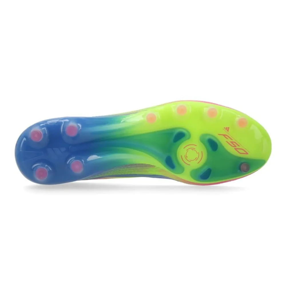 adidas F50 Elite AG Celestial Victory - Blue Fusion/Lucid Lemon/Lucid Pink - Image 8
