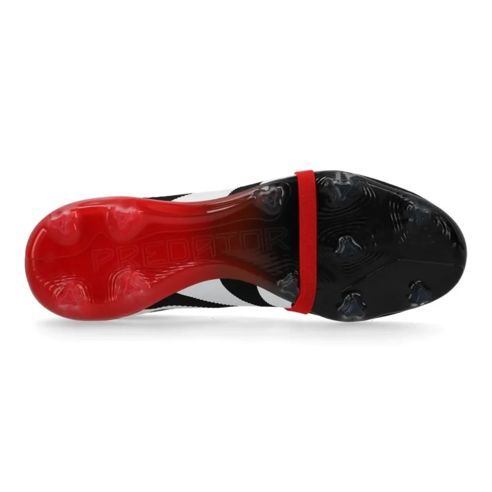 adidas Predator Pro Fold-over Tongue FG Moments - Core Black/Footwear White/Vivid Red LIMITED EDITION - Image 8