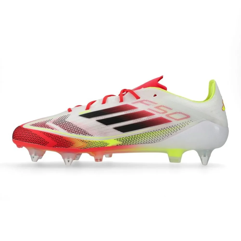 adidas F50 Elite SG Pure Victory - Footwear White/Core Black/Solar Yellow - Image 3