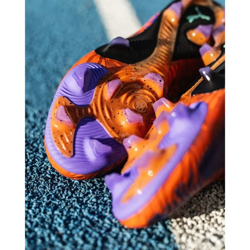 PUMA Future 8 Ultimate FG Creativity - Orange Poppy/Dark Amethyst/Electric Peppermint/PUMA Black LIMITED EDITION - Image 5