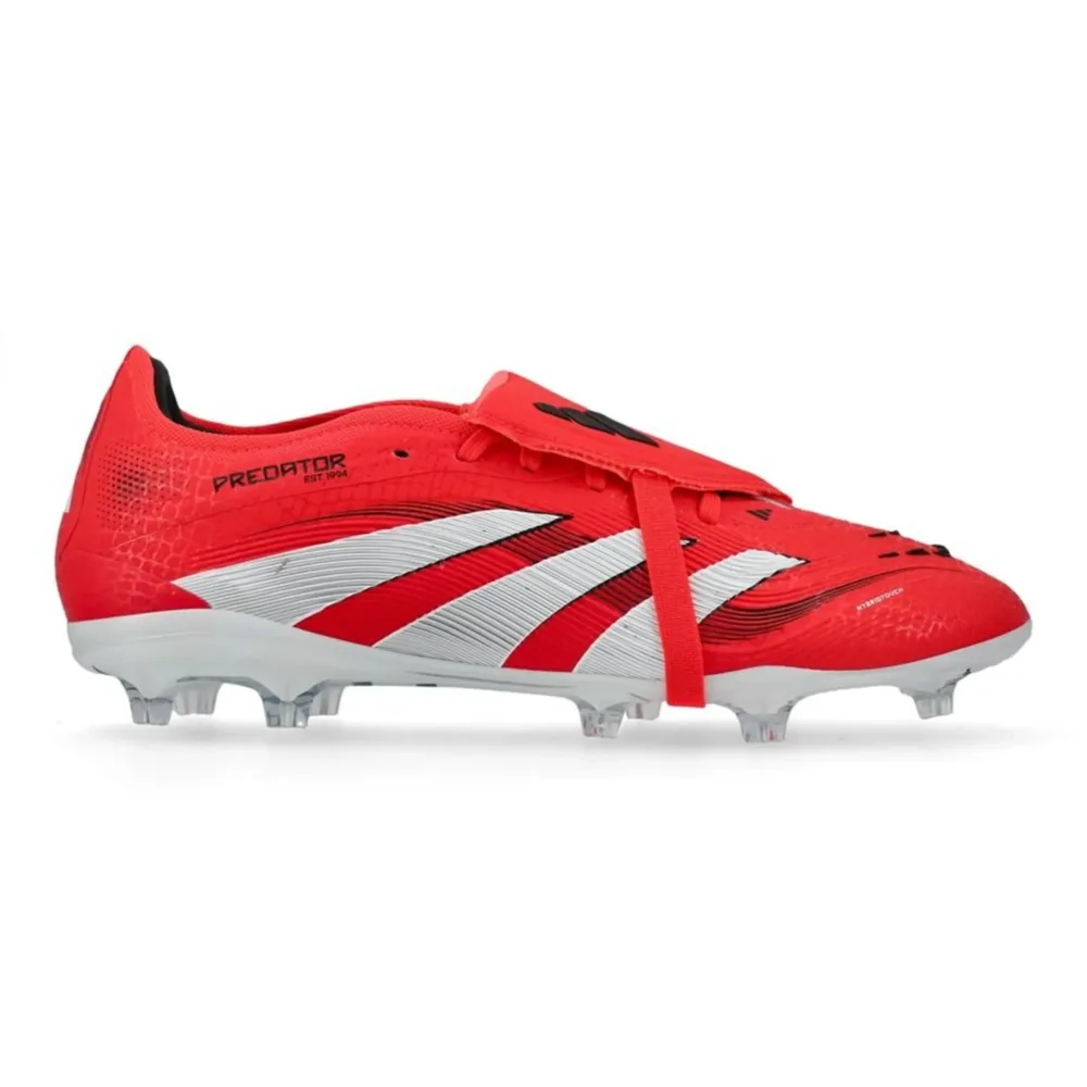 adidas Predator Pro Fold-over Tongue FG Pure Victory - Lucid Red/Footwear White/Core Black - Image 2