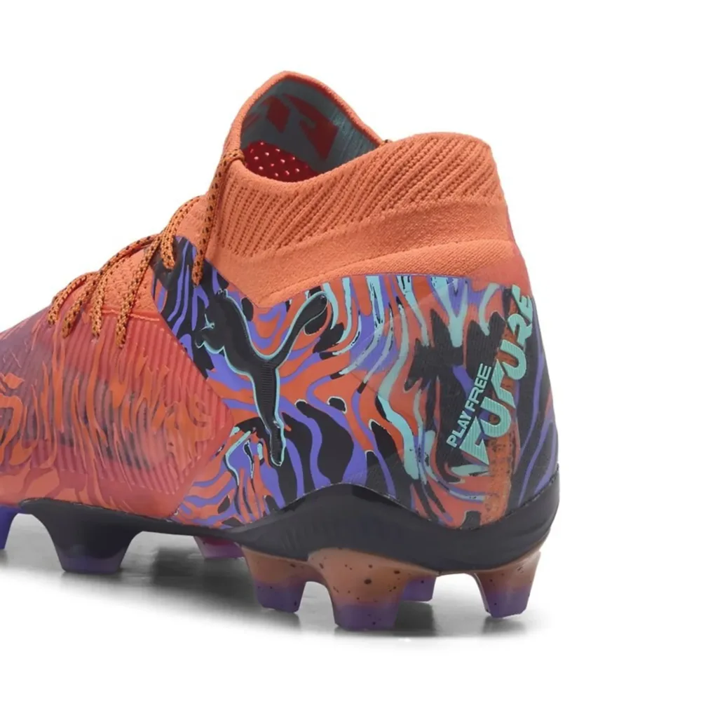 PUMA Future 8 Ultimate FG Creativity - Orange Poppy/Dark Amethyst/Electric Peppermint/PUMA Black LIMITED EDITION - Image 7