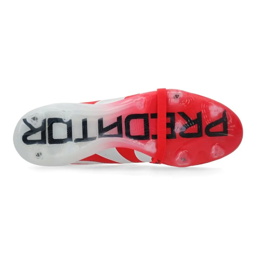 adidas Predator Elite Fold-over Tongue FG Pure Victory - Lucid Red/Footwear White/Core Black - Image 8