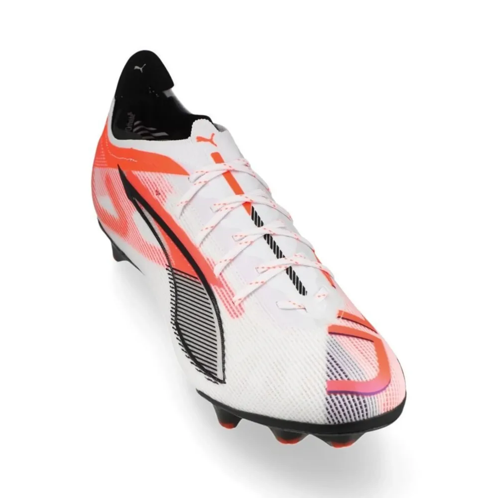 PUMA Ultra 5 Carbon FG Unlimited - PUMA White/PUMA Black/Glowing Red - Image 5