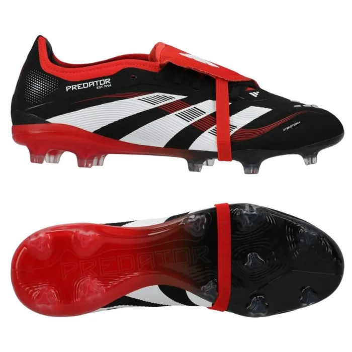 adidas Predator Pro Fold-over Tongue FG Moments - Core Black/Footwear White/Vivid Red LIMITED EDITION
