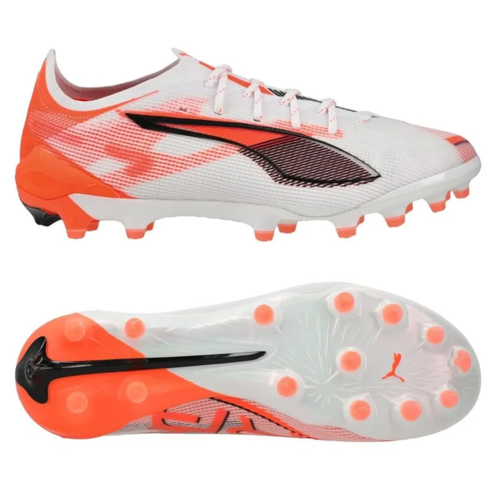 PUMA Ultra 5 Ultimate AG Unlimited - PUMA White/PUMA Black/Glowing Red Women