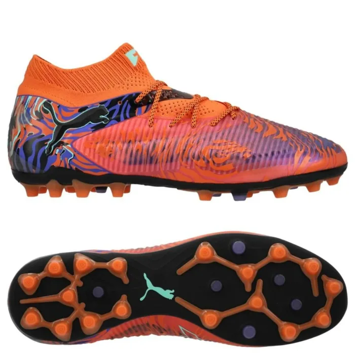 PUMA Future 8 Ultimate MG Creativity - Orange Poppy/Dark Amethyst/Electric Peppermint/PUMA Black LIMITED EDITION