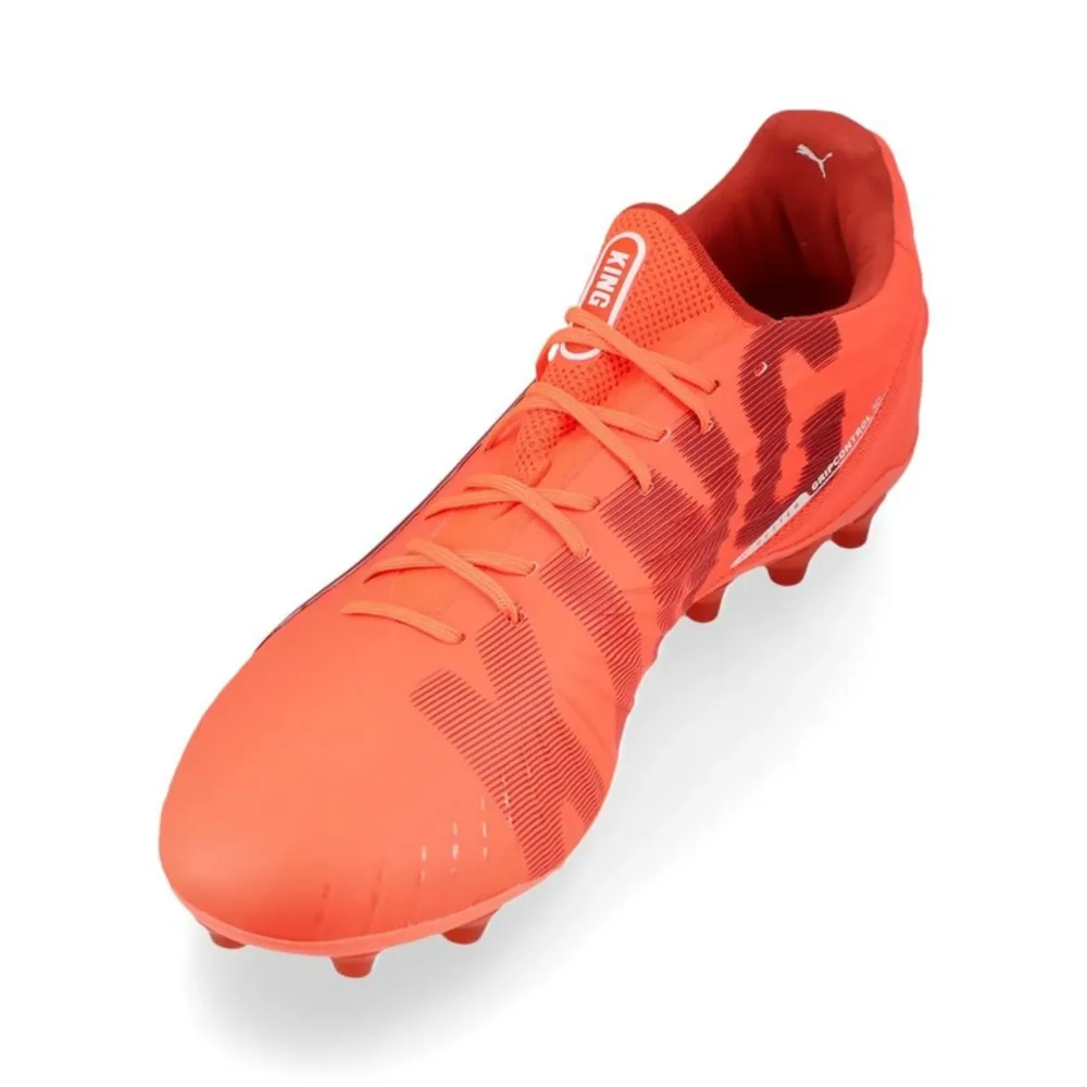 PUMA King Ultimate MG Unlimited - Glowing Red/PUMA White/Red Fire - Image 6
