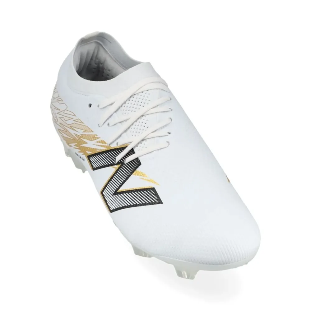 New Balance Furon V8 Elite FG 10 Year - White/Gold - Image 5