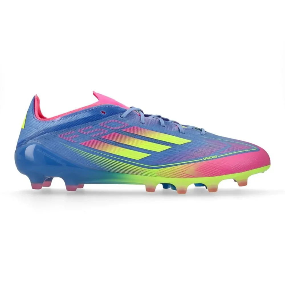 adidas F50 Elite AG Celestial Victory - Blue Fusion/Lucid Lemon/Lucid Pink - Image 2