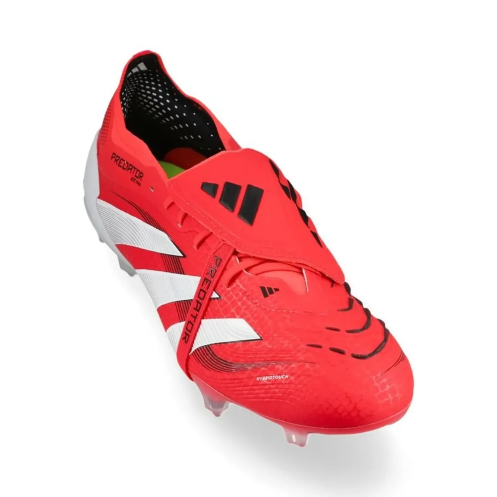 adidas Predator Elite Fold-over Tongue FG Pure Victory - Lucid Red/Footwear White/Core Black - Image 5
