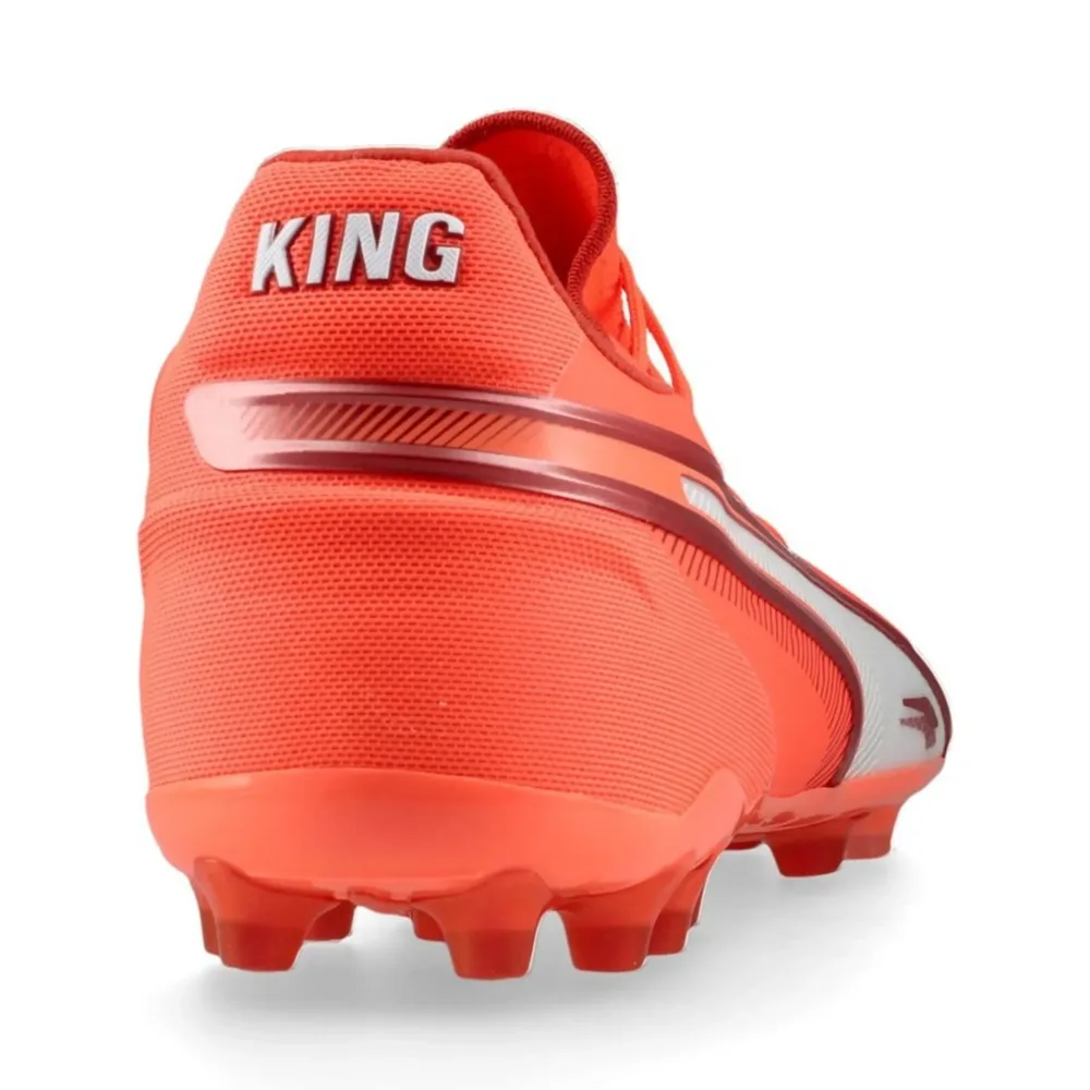 PUMA King Ultimate MG Unlimited - Glowing Red/PUMA White/Red Fire - Image 4