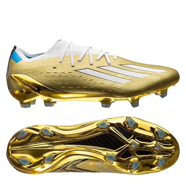 Adidas X Speedportal Messi .1 FG Leyenda - Gold Metallic/Footwear White/Pulse Blue LIMITED EDITION