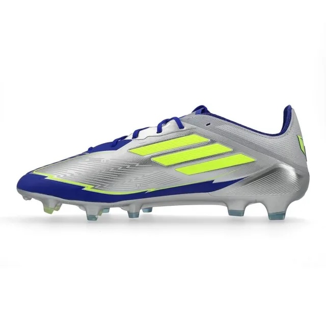 ADIDAS F50 MESSI ELITE FG LA VIDA RAPIDA - SILVER METALLIC/SOLAR YELLOW/LUCID BLUE